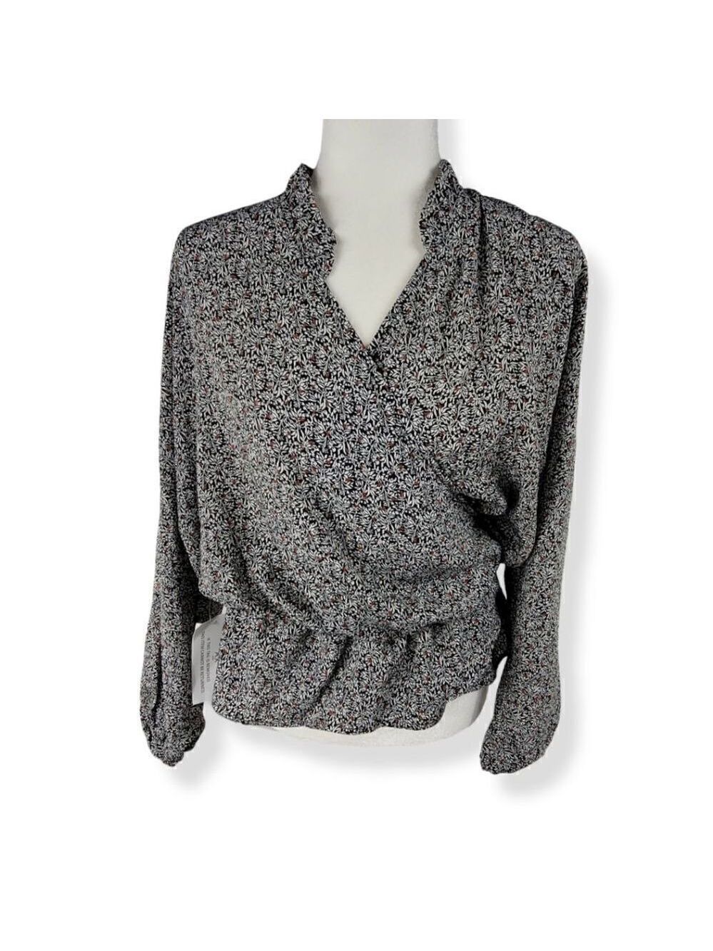 AX Long Sleeve wrap blouse  Size 10